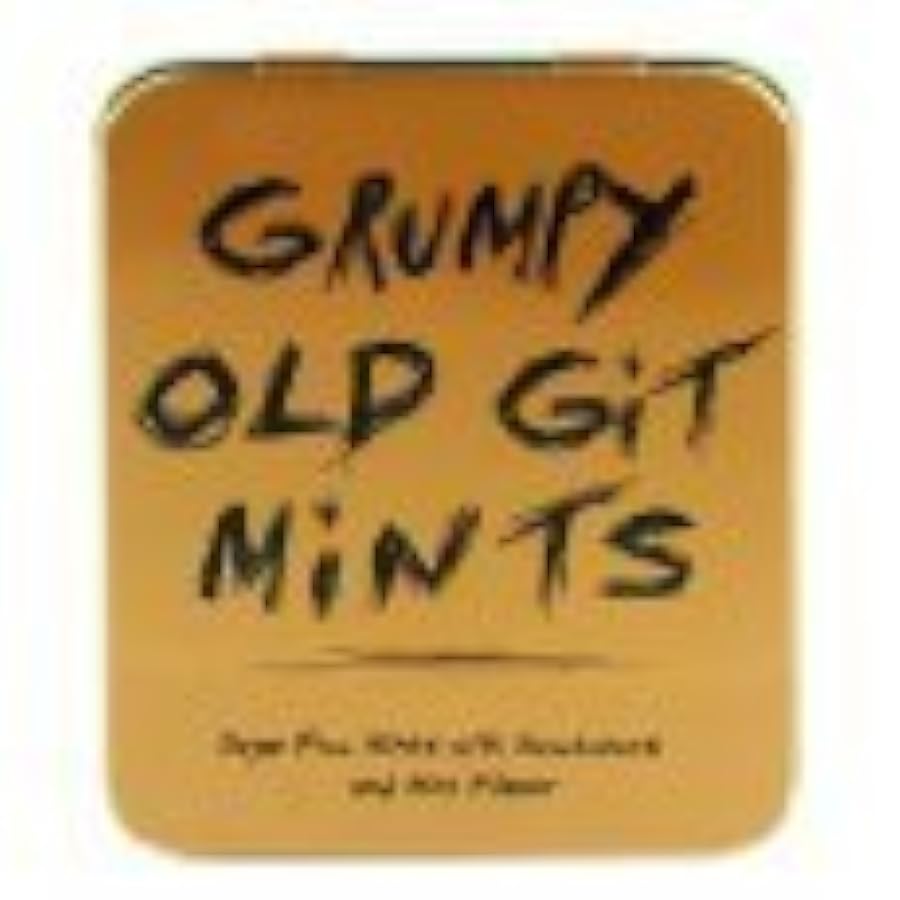 ultimo Fun Mints – Zucchero Libero mentas Grumpy Old Git Regalo Pack di 4 Lattine 45 g di mentas por Astuccio sconto