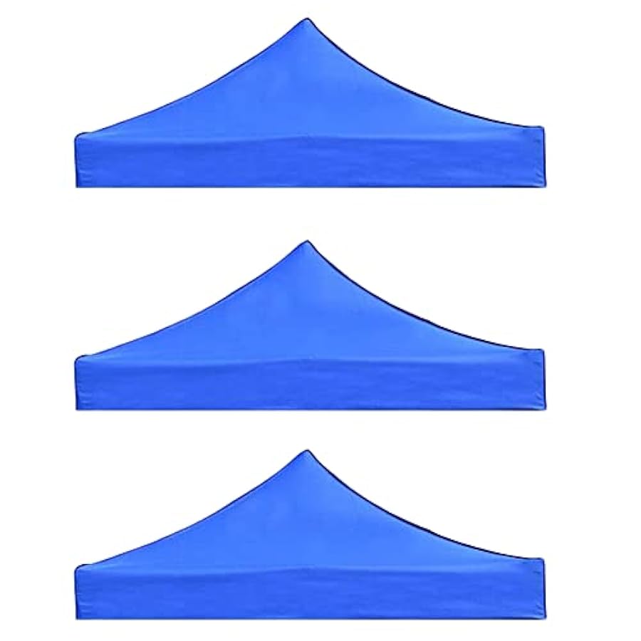 Affordable ZDdo 3pz 2X2M Tenda Un Angoli Panno Pieghevole Antipioggia Patio Sostituzione Sostituzione Padiglione Blu negozio online