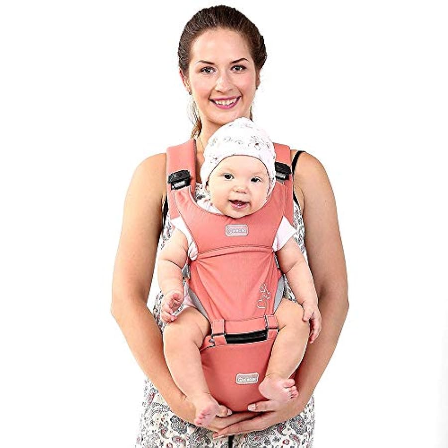 acquistare G-Tree Marsupio Hip Posto 3 Carry modi Backpack Carrier Classical desgined bambino per 3-36months - Rosa moda