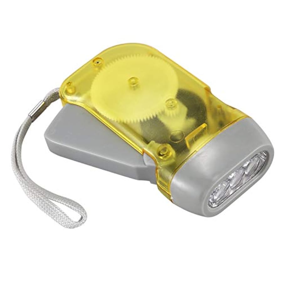 prezzo ragionevole Voeecyttu 3 LED Dynamo Wind Up elettrica mano campanatura luce torcia Nuovo stile