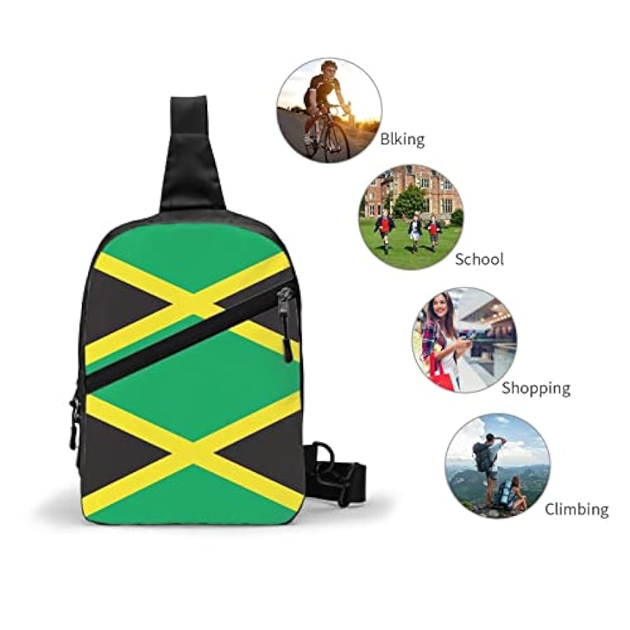 perfetto AOOEDM Zainetto a tracolla con bandiera nazionale giamaicana outlet online shop