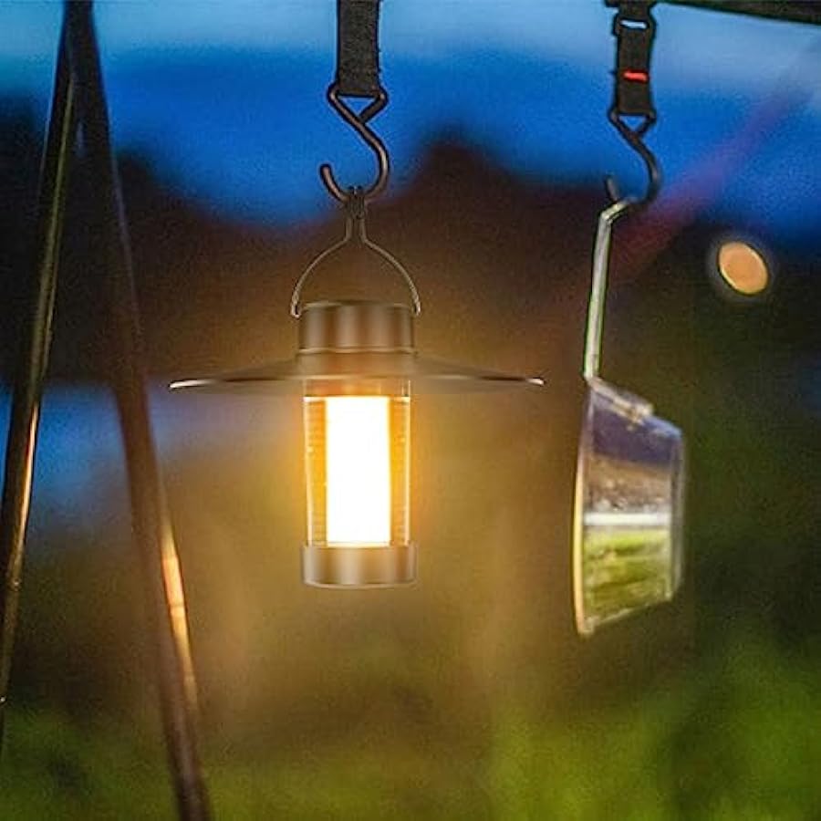 grande Lanterne da campeggio portatili Luci da tenda ricaricabili luce da viaggio lampade da campeggio all´aperto materiale plastico impermeabile IPX4-B vendita calda