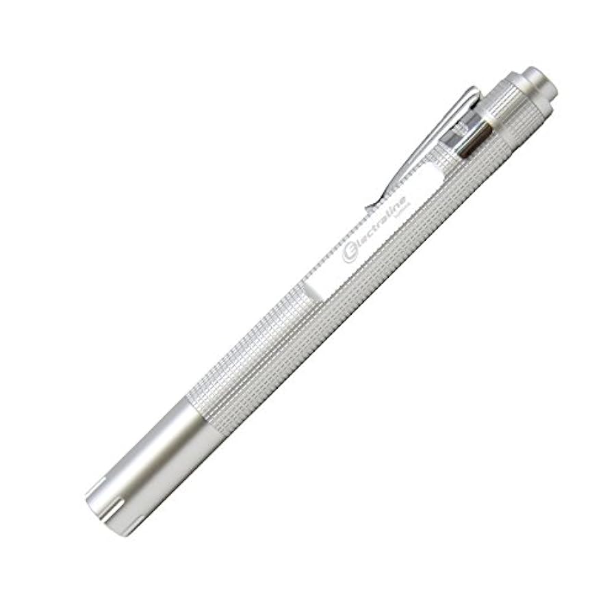 semplice Electraline 58044 Torcia Stilo LED Penlight Torcia di Ispezione uso Professionale 30 Lumen, Design di Alluminio e Ideale come Torcia da Lavoro. ben vendita