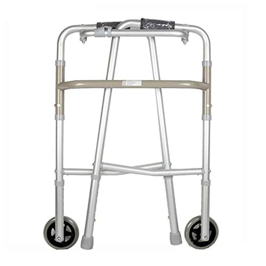 prezzo all´ingrosso Multifunctional Walker Elderly Disabled Walker Armrest Auxiliary Walking Bracket Aluminum Alloy (Color : Silver) negozio online