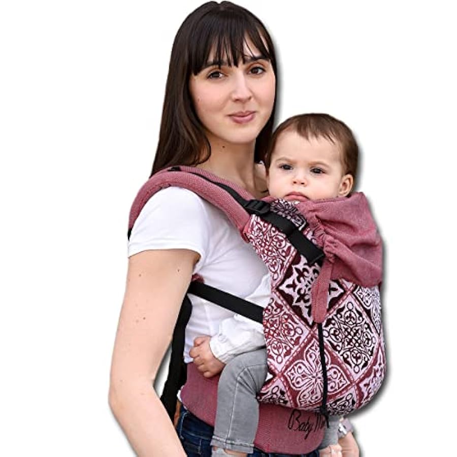 Romantico Agilo Baby Monkey Marsupio ergonomico, porta bebe, zaino porta bambino e neonato Rosso, Standard (4-18 mesi) alta Quaity
