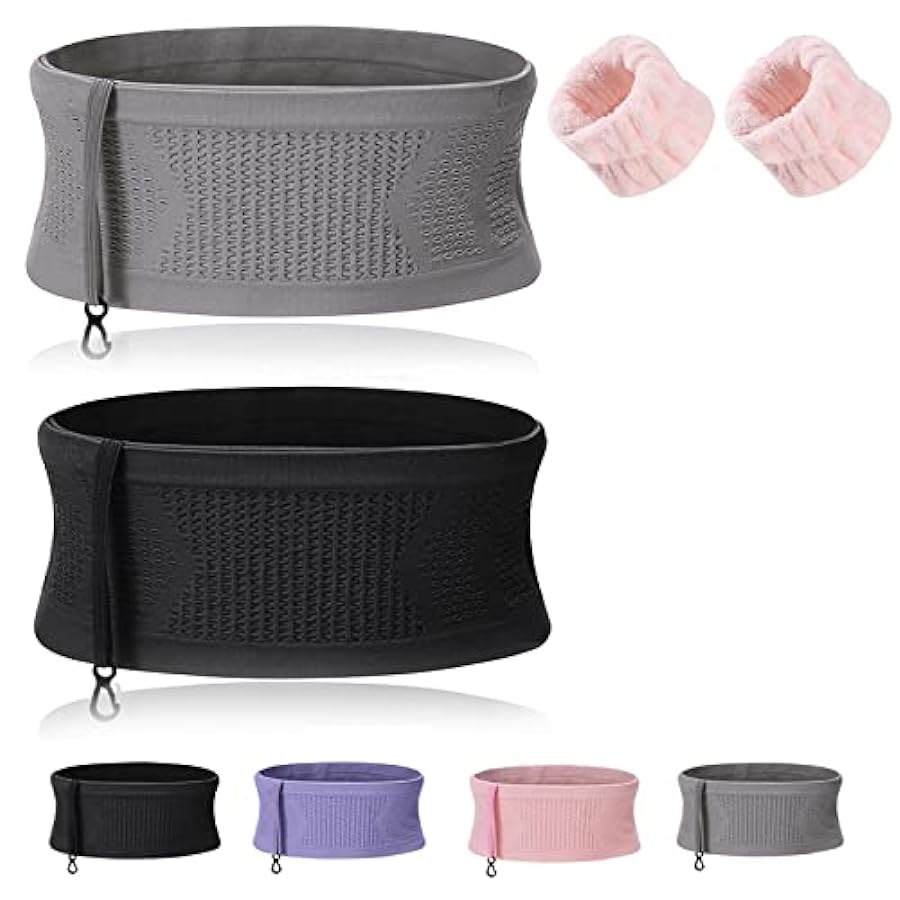 sexy Multifunctional Knit Breathable Concealed Waist Bag, Universal Universal Large Capacity Slim Running Belt Fanny Pack, Women Running Waist Packs (S,2pcs B) fresco