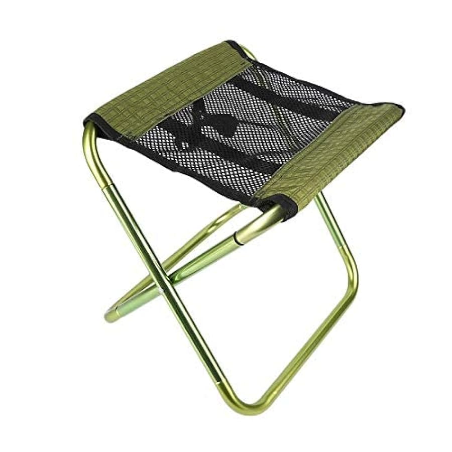 sconto alto Folding Fishing Chair Green High Load Portable Outdoor Chair for Camping Hiking Beach Picnic Ultralight Sitting Chair ben vendita