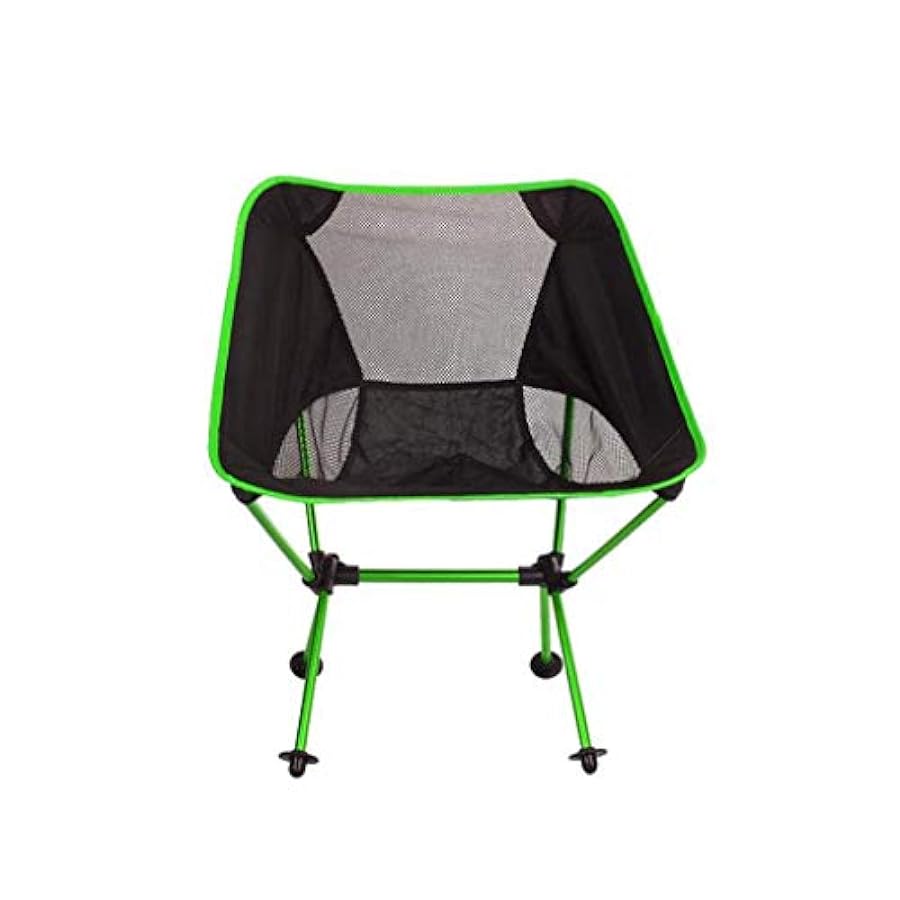esclusivo NMNMNM La sedia da pesca pieghevole portatile supporta 150 kg per la pesca in spiaggia, il campeggio, l´escursionismo e il festival all´aperto (verde) (nero) moda