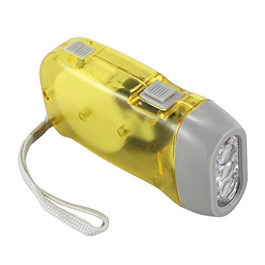 prezzo ragionevole Voeecyttu 3 LED Dynamo Wind Up elettrica mano campanatura luce torcia Nuovo stile