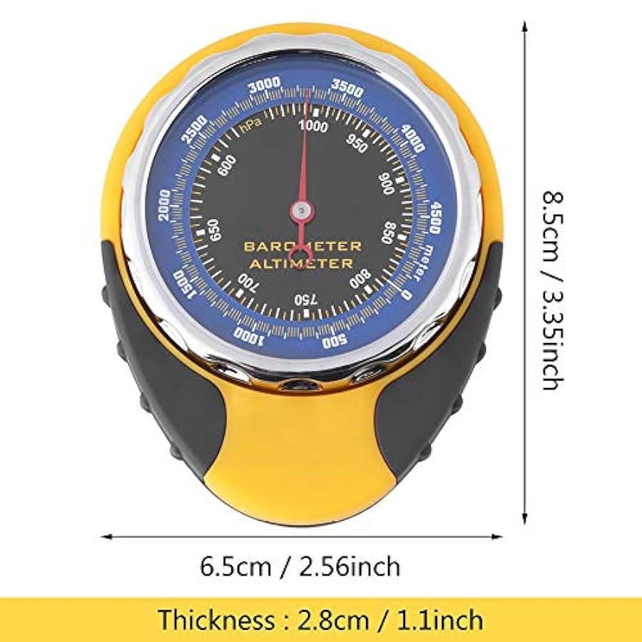 esclusivo Altimetro barometro, termometro barometro 4 in 1 Mini Bussola Digitale altimetro termometro barometro per Campeggio all´aperto nessuna tassa