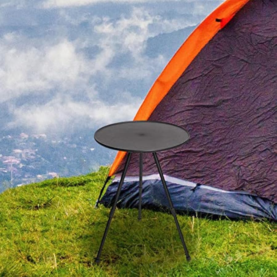 prezzi bassi perfk Tavolo pieghevole Tavolo da campeggio retrattile a per picnic in cima alla montagna, Nero a buon mercato