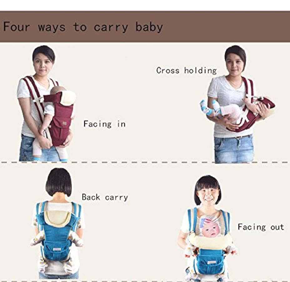 Affordable ThreeH Porta bebè Cuscino per il trasporto di cotone del bambino il neonato BC08,Red ben vendita