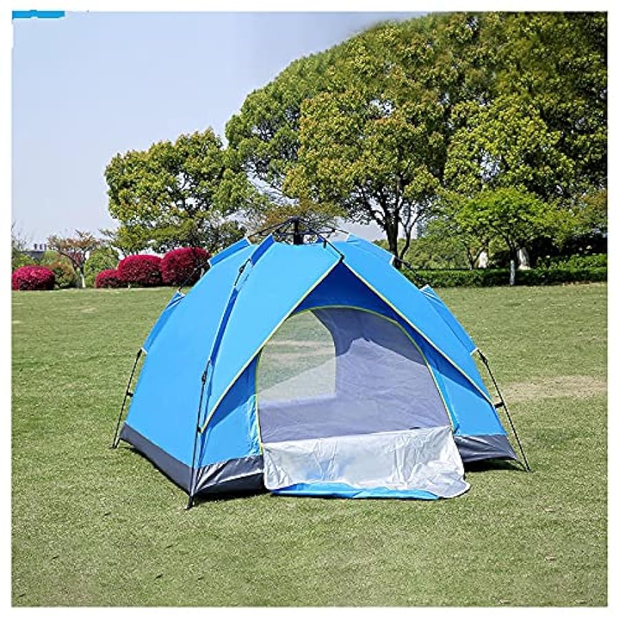 Affordable Camping Kuhang Outdoor Tent 2-3-4 Person Automatic Tend Spring Art Quick Open Sunshine Camper Tent Blu ben vendita